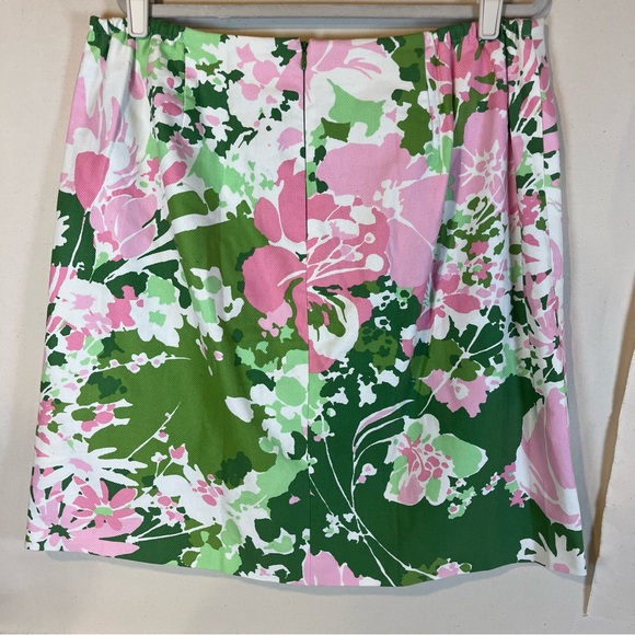 Talbots Women A-Line Pink and Green Skirt 16W - Picture 5 of 13